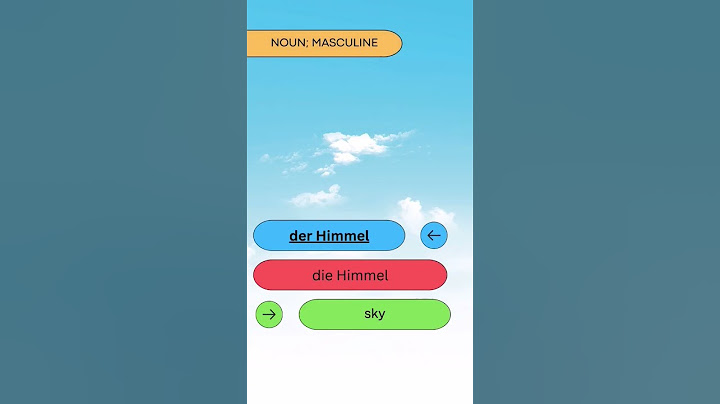 Der Himmel ist klar! #sky #deutschlernen