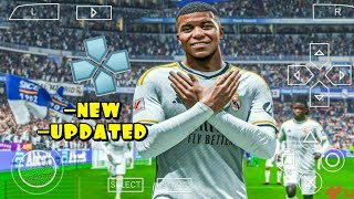 EFootball PES 2024 PPSSPP Original Android Offline English CameraPS5 HD New Graphics Transfer Update
