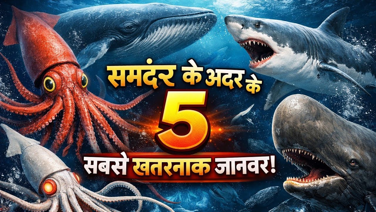 The Secret of Deep Sea | समुद्र के 5 सबसे खतरनाक जानवर 