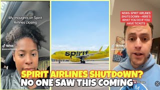 Thousands Of Spirit Airlines Employees Goes Jobless As The Airlines Shutdown|Americans React 