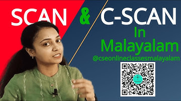 scan and c scan(circular scan) disk scheduling algorithms | Malayalam|chapters