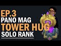 Pano mag TOWER HUG | Pro Moves on Solo Ranking | Mobile Legends
