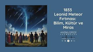 1833 Leonid Meteor Fırtınası Bilim, Kültür Ve Miras