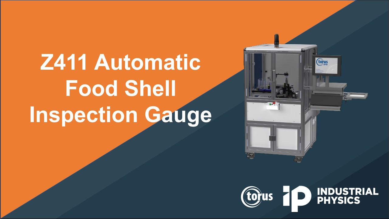 Torus Z411 Automatic Food Shell Inspection Gauge - YouTube