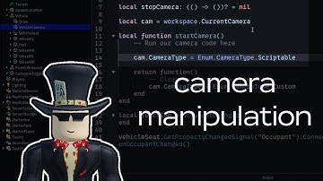 How to manipulate the camera on Roblox