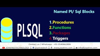 Procedures IN PL/SQL| PL SQL Blocks | PLSQL Functions | PLSQL  Triggers