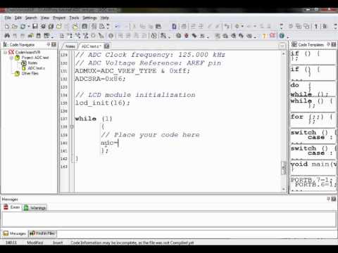 adc lcd16x2 codevision avr