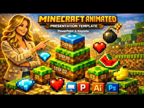 Minecraft Animated Presentation, a Presentation Template by Infographics project (Thumbnail 6 of 6)