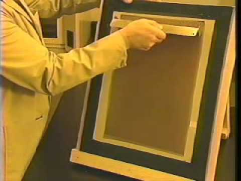 Emulsion Stencil - video from Ulano