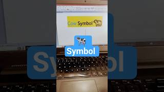 How to Type Cow Symbol 🐄 in Word #shorts #shorcuts #shortcuts