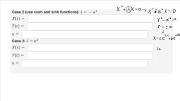 Separation of Variables for wave equation beginning part only