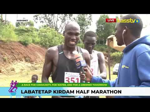 One On One With Douglas Kimeli Winner Of The 21km Men S Race At The Kirdam Half Marathon 2025