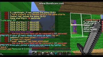 JustLuke1 hacks (antiknockback) on biocraft skywars