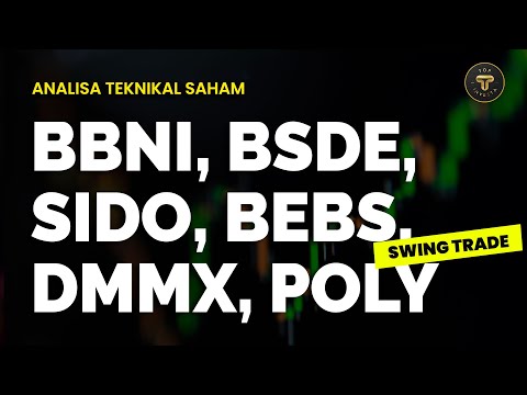 Analisa Teknikal Saham BBNI, BSDE, SIDO, BEBS, DMMX dan POLY buat Swing Trade