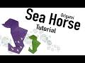 How to make an Origami Seahorse
