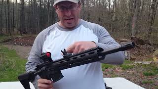 Pistol Light on a flat top AR-15