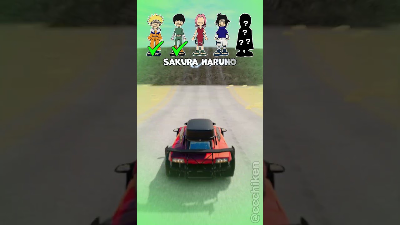 Naruto Characters Take On the Craziest Car Jump Challenge EVER! 🔥