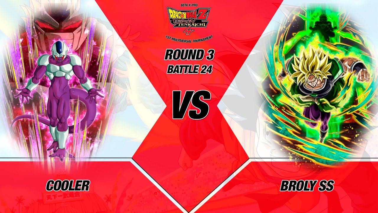 COOLER VS BROLY SS I ROUND 3 I TORNEO DBZ TENKAICHI 4 YouTube