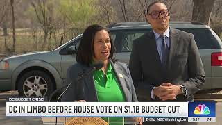 DC in limbo waiting for House to vote on $1.1B budget cut | NBC4 Washington