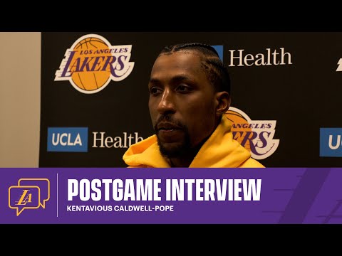 Lakers Postgame: Kentavious Caldwell-Pope (4/22/21)