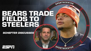 Justin Fields traded to Steelers 🏈 Schefter has the details | SportsCenter