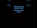 Sub to my gaming Massimo’s Retro Games