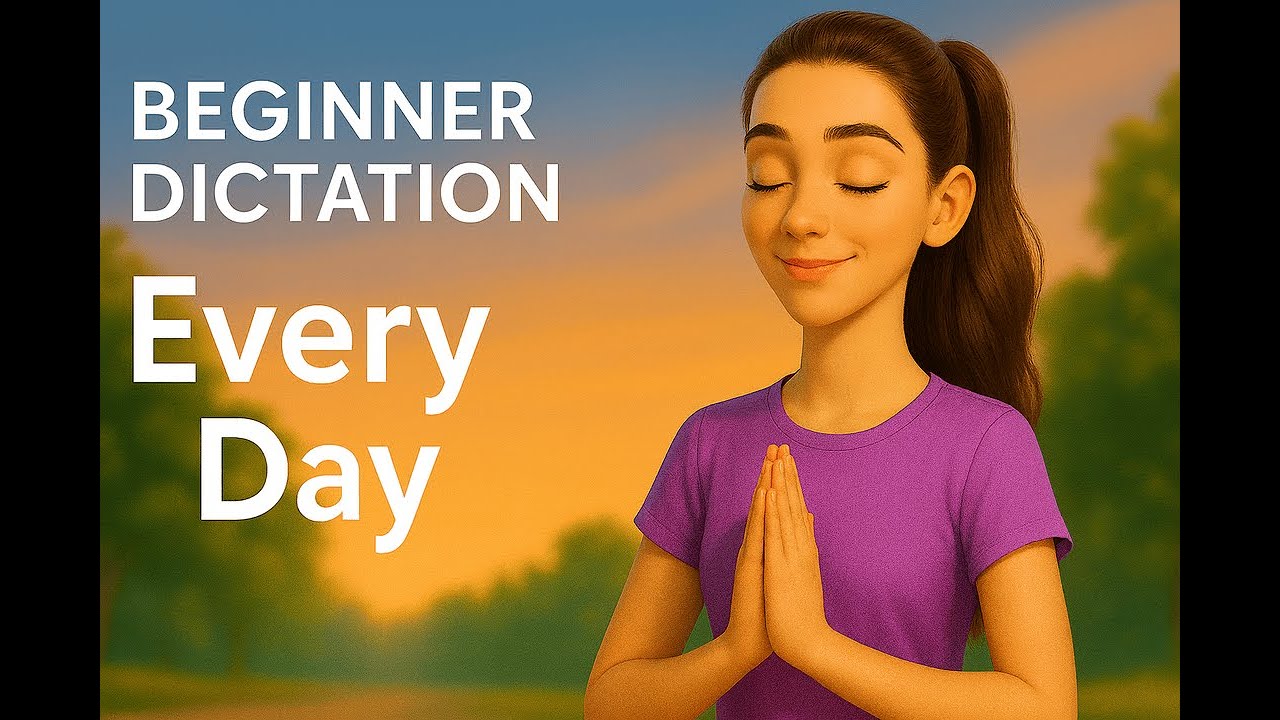 English Dictation Practice #5 | A1 English Listening & Writing for Beginners