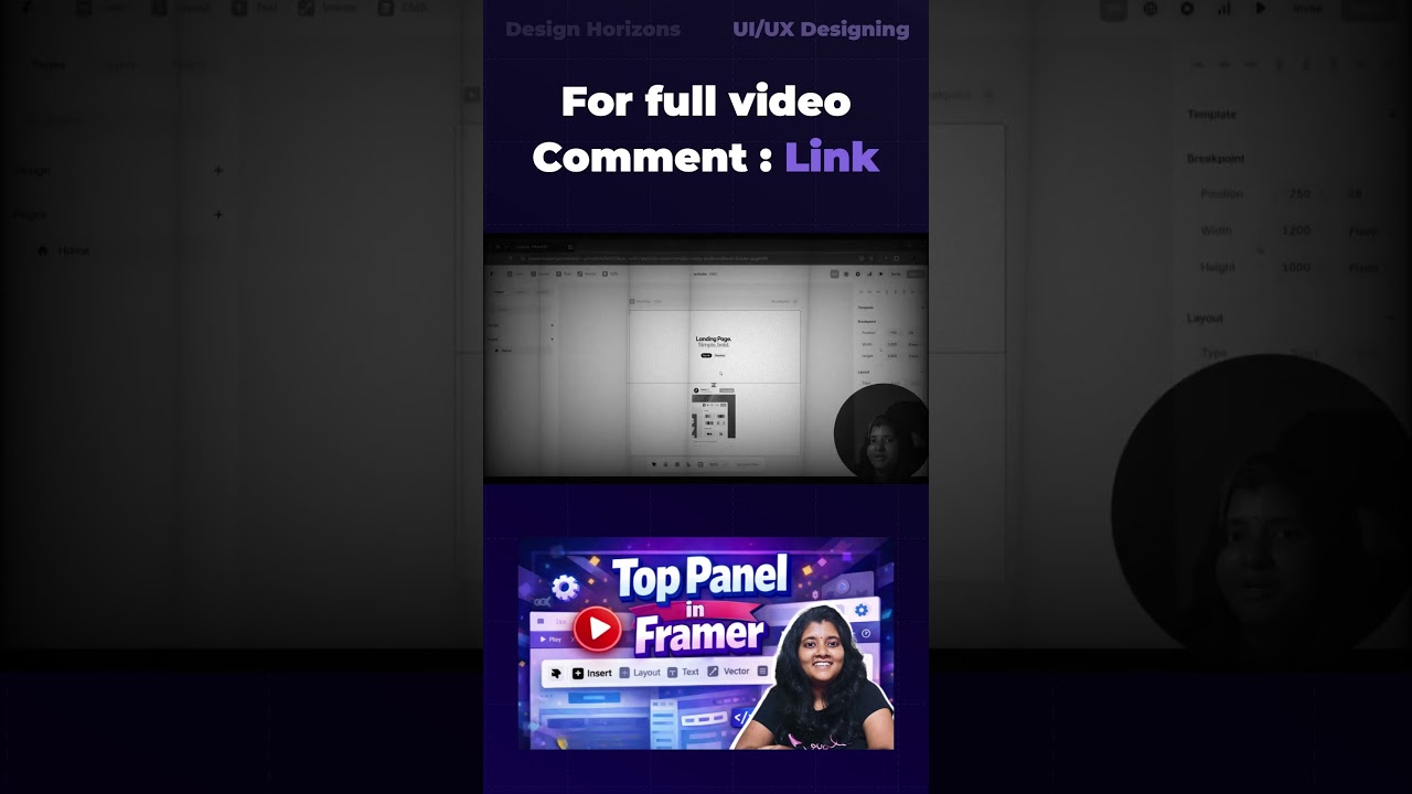 Framer Top Tool Panel Explained | Tools & Workflow Overview 