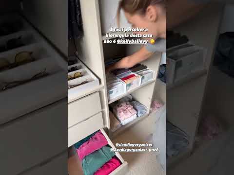 Lourenço Ortigão mostra closet da nova casa