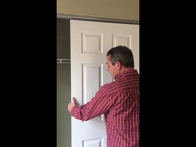 Closet Door Off Track You Closet Door Off Track You, How To Put Sliding Closet Doors Back On Track
