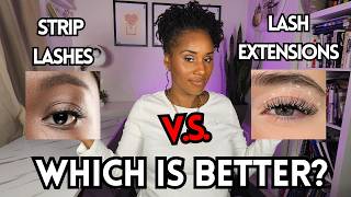 Strip Lashes vs Lash Extensions 👀✨ | Which One Is Actually Better?