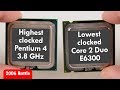 Can Lowest Core 2 Duo beat highest Pentium 4? Year 2006 Battle