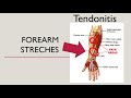 Stretches for Forearm Pain (TENDONITIS)