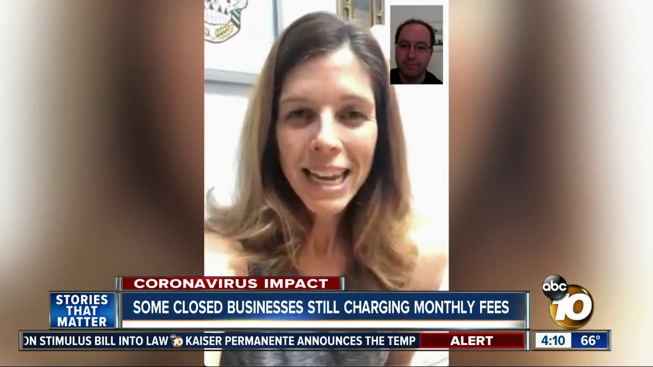 Some closed businesses still charging monthly membership fees