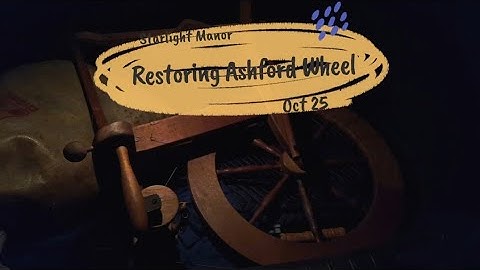 Can I save this Ashford Traditional Wheel?