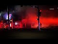 Pursuit Ends After Fiery Crash Inside Jack In The Box