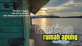 lanting, rumah apung di sungai katingan #jalurlangkah