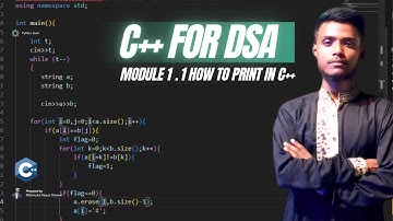 M 1.1 | C++ Bangla Tutorial for Beginners | কিভাবে C++ দিয়ে  প্রিন্ট করবেন by Mahmudul Haque Shawon