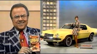 Lets Make A Deal 1974  Monty Hall  Chevy Camaro Lt  Caprice Convertible  Fur Coat  Fam Lmad