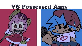 Friday Night Funkin' VS Possessed Amy Sonic X Cartoon FNF HARD MOD