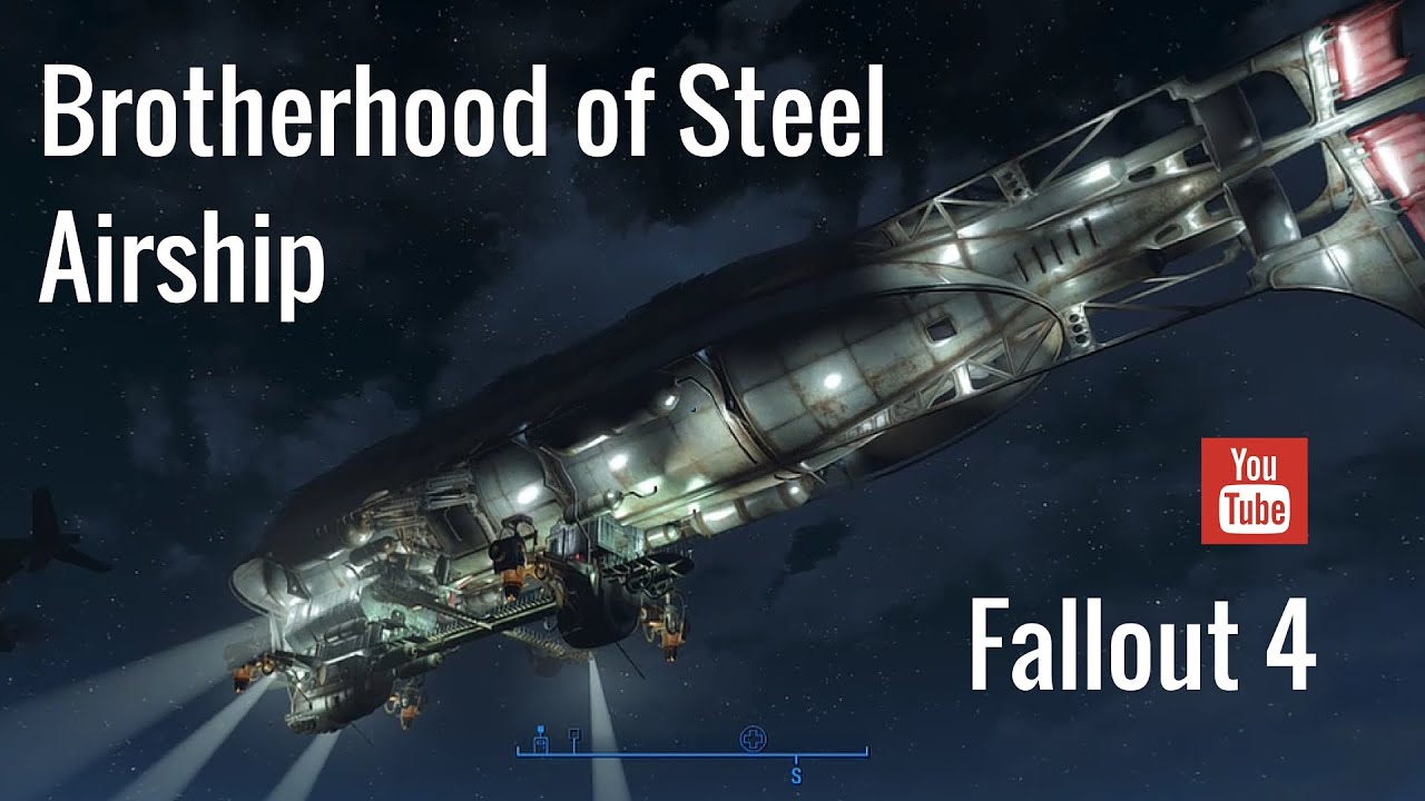 Fallout 4 Brotherhood of Steel Airship Shadow of Steel