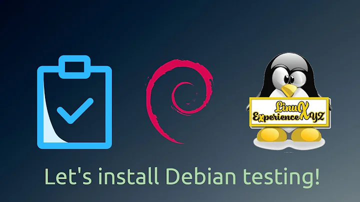 Let's install Debian testing!