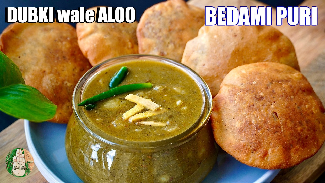 Vrindavan famous Bedmi Puri | Dubki Wale aloo  No onion No Garlic