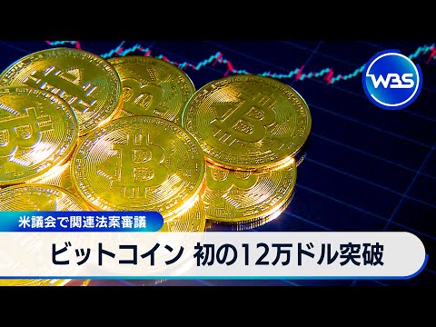 ビットコイン 初の12万ドル突破　米議会で関連法案審議【WBS】