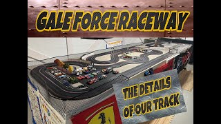 An indepth look at our HO Slotcar Track, Gale Force Raceway (of NJ)