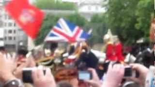 Princess Kate. Queen Elizabeth Ii Diamond Jubilee Carriage Procession. June 5, 2012.