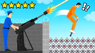 I Beat the 99.9% Impossible Prison Escape in Happy Wheels screenshot 5