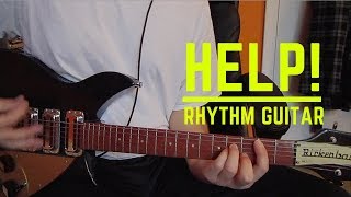 Video thumbnail of "Help! Rhythm Guitar - Rickenbacker 325"