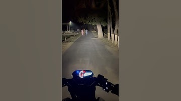 Pulsar N160 Night Light Test😱|| #shorts #viral