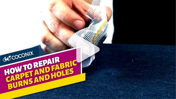 DIY Fabric, Carpet, and Upholstery Repair Kit - step by stem instruction 